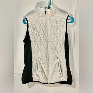 Lole's White and Black Runner Vest